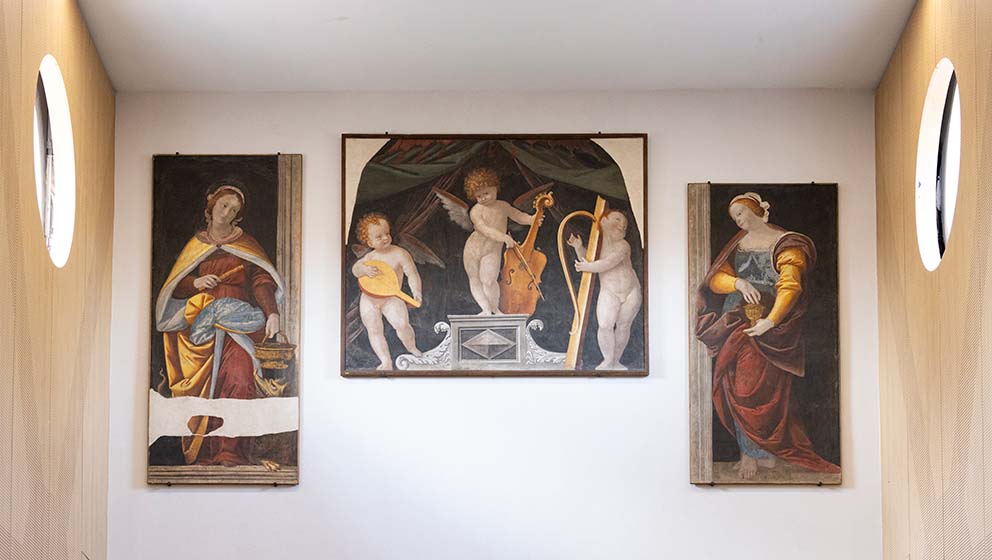 Bernardino Lanino a Santa Marta - Aula Gemelli / Bernardino Lanino at Santa Marta - Aula Gemelli